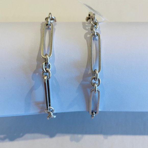 Set of two ALEX AND ANI Mini Maven Chain Magnetic Bracelets, Rafaelian Silver - Picture 10 of 13